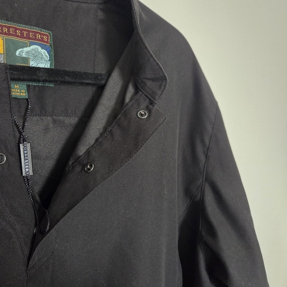 Black Men's Jacket Forrester's brand pullover Medium - Picture 2 of 8